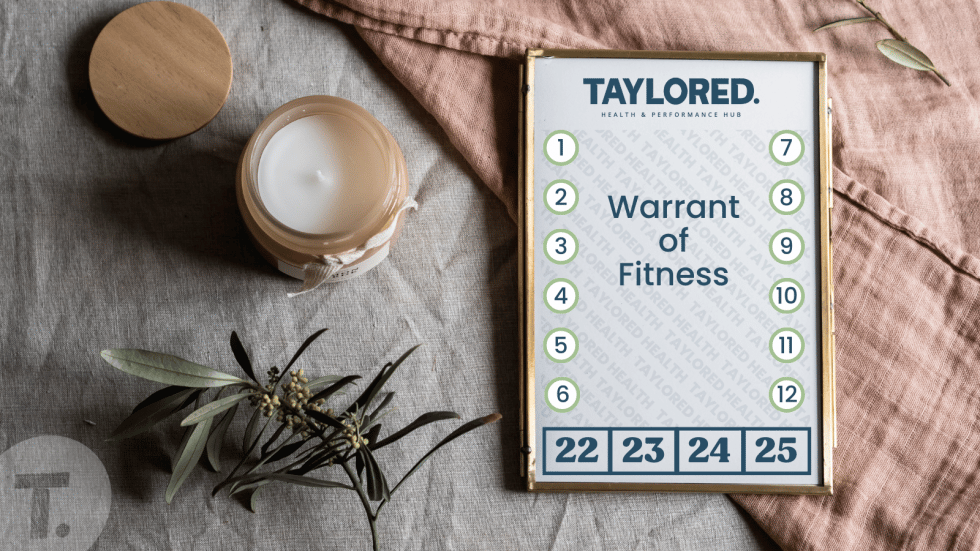 Taylored Warrant of Fitness Check