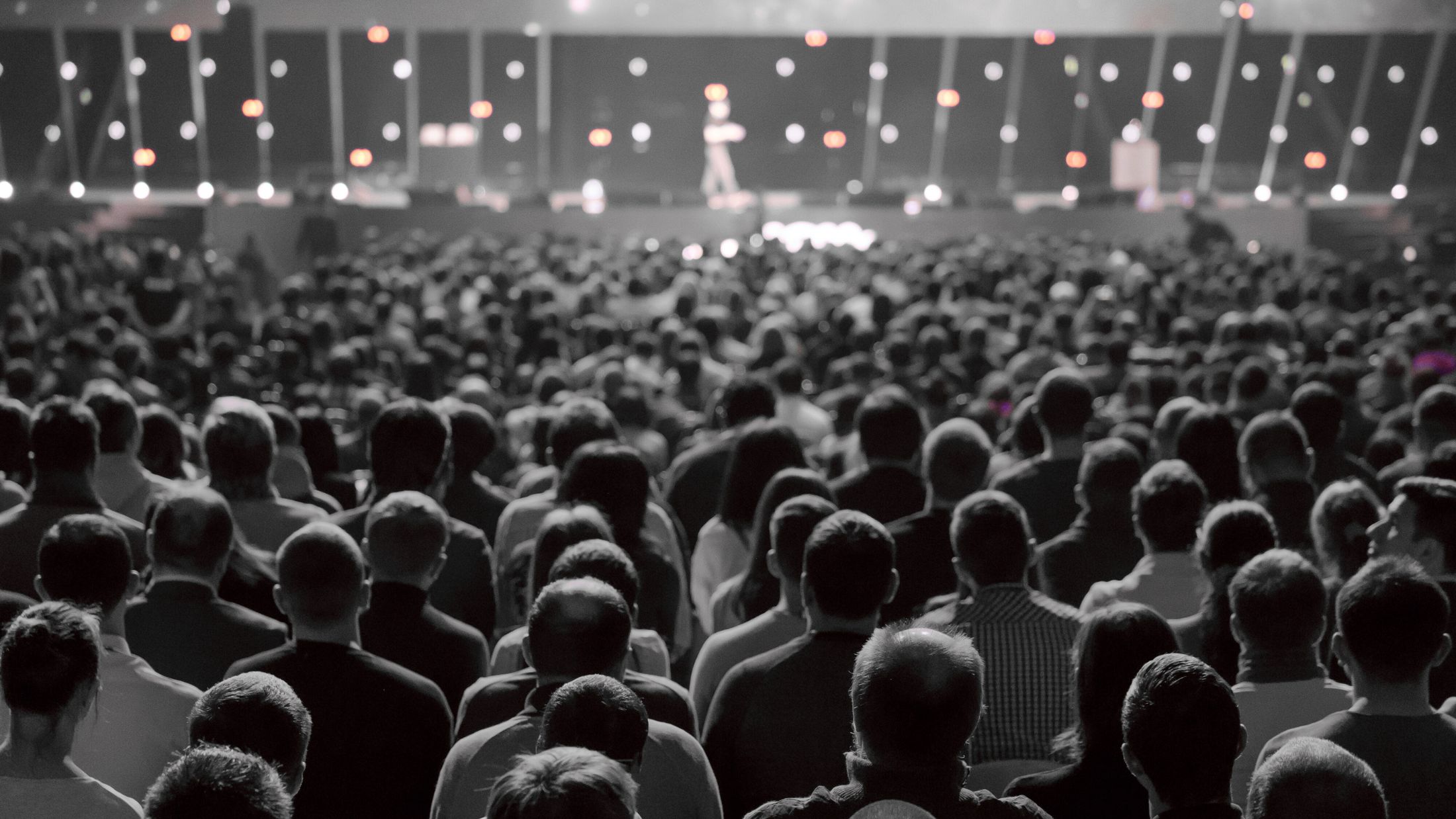 A full conference room, energy holding